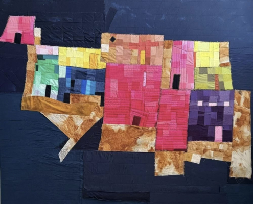 Sketchy Village by Ann Mohan, my fibers pop